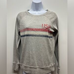 Eddie Bauer Gray USA Sweatshirt